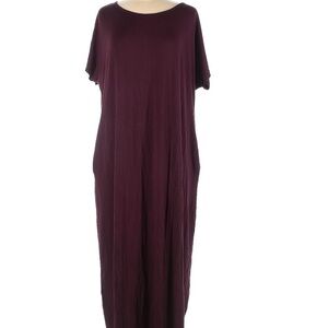 Issac Liev| Burgundy Maxi Dress